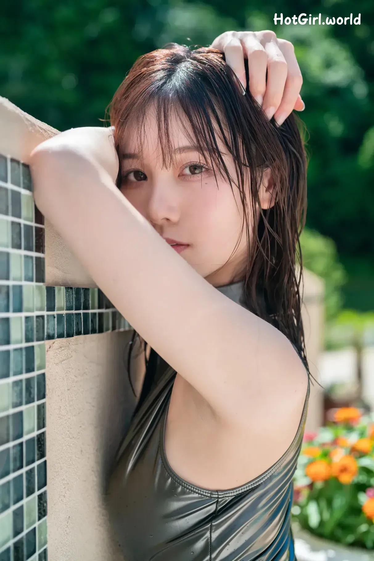 Coser-けん研-けんけん-夕阳西下-竞泳泳装 第86张图