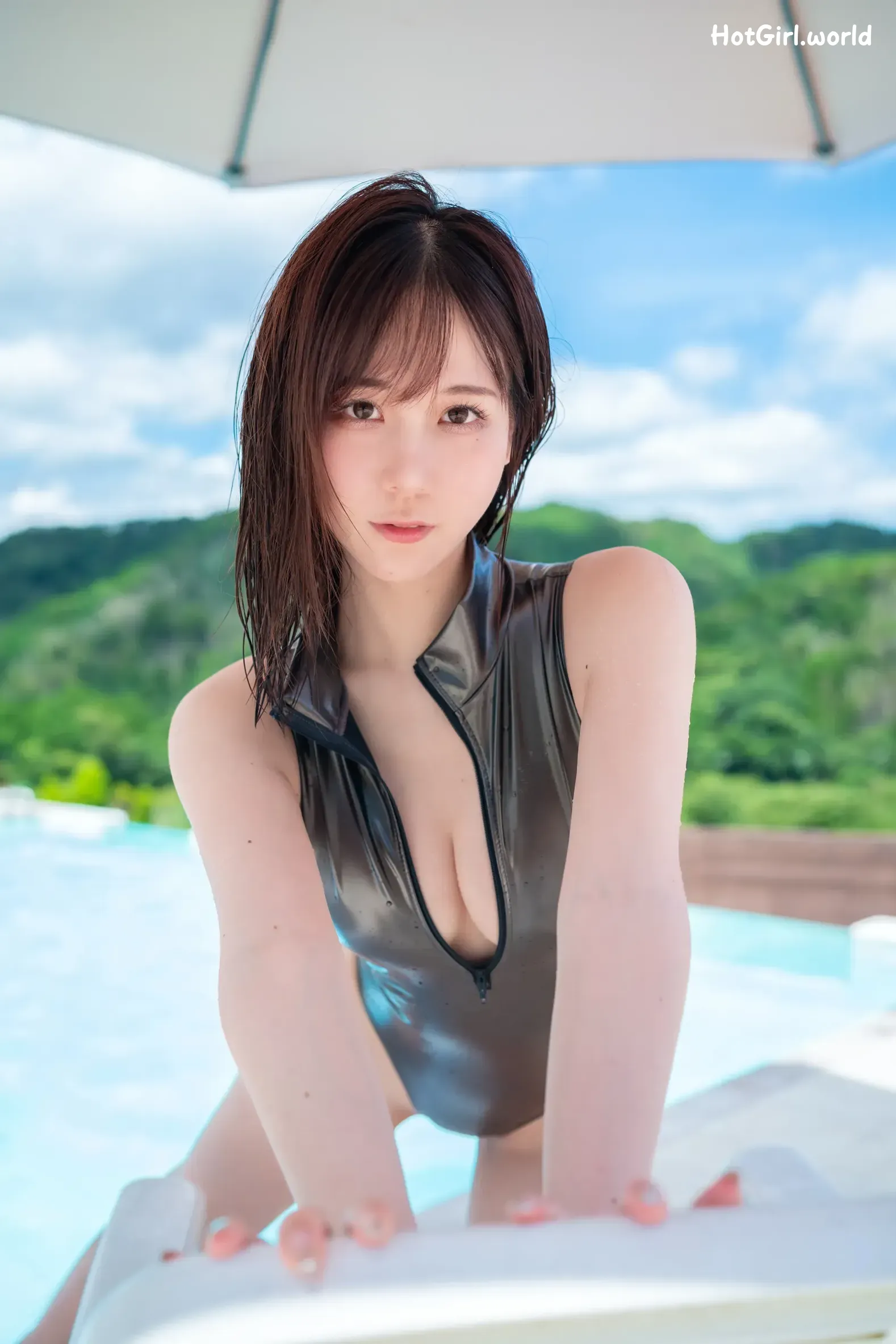 Coser-けん研-けんけん-夕阳西下-竞泳泳装 第93张图