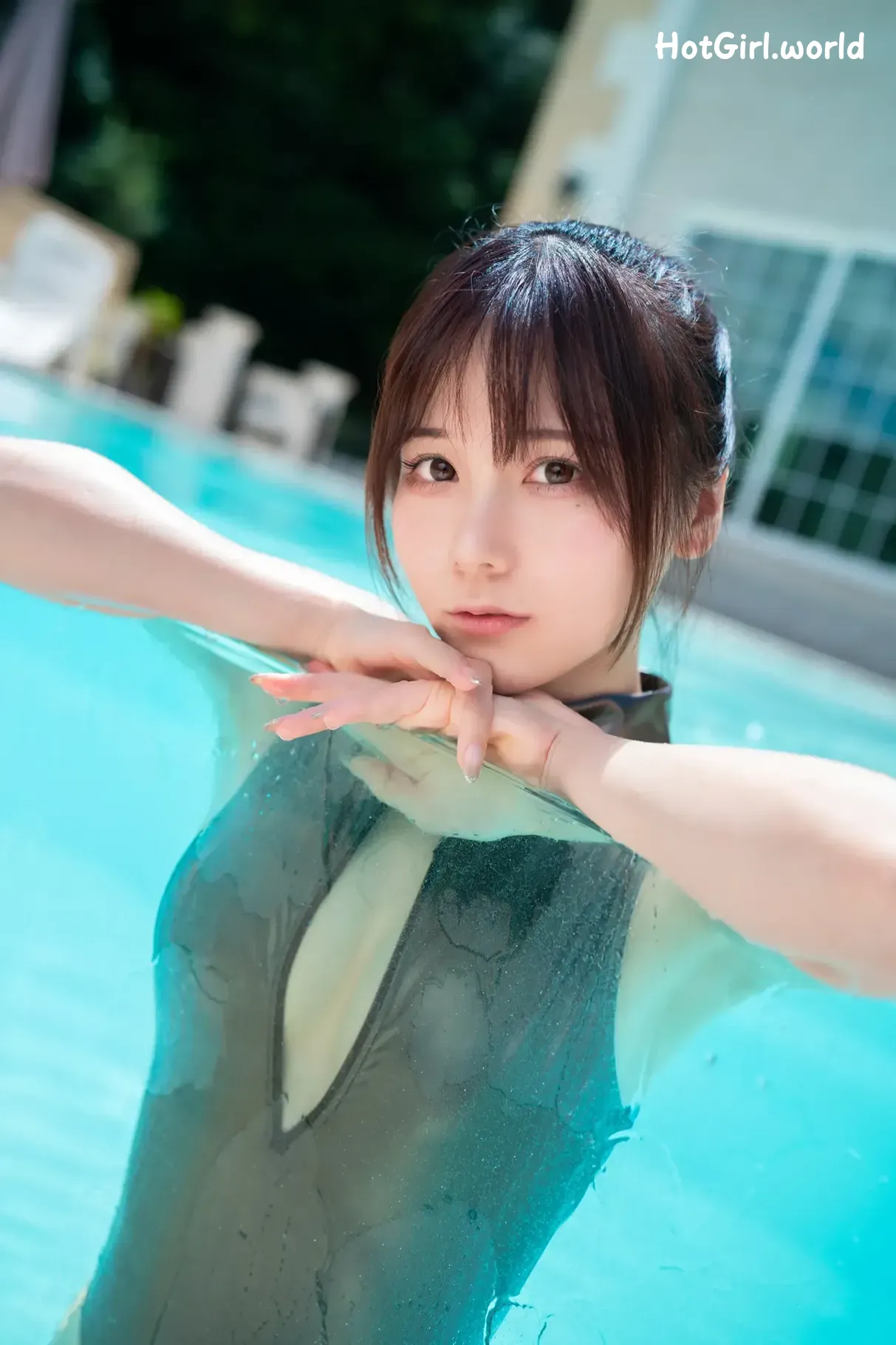 Coser-けん研-けんけん-夕阳西下-竞泳泳装 第192张图