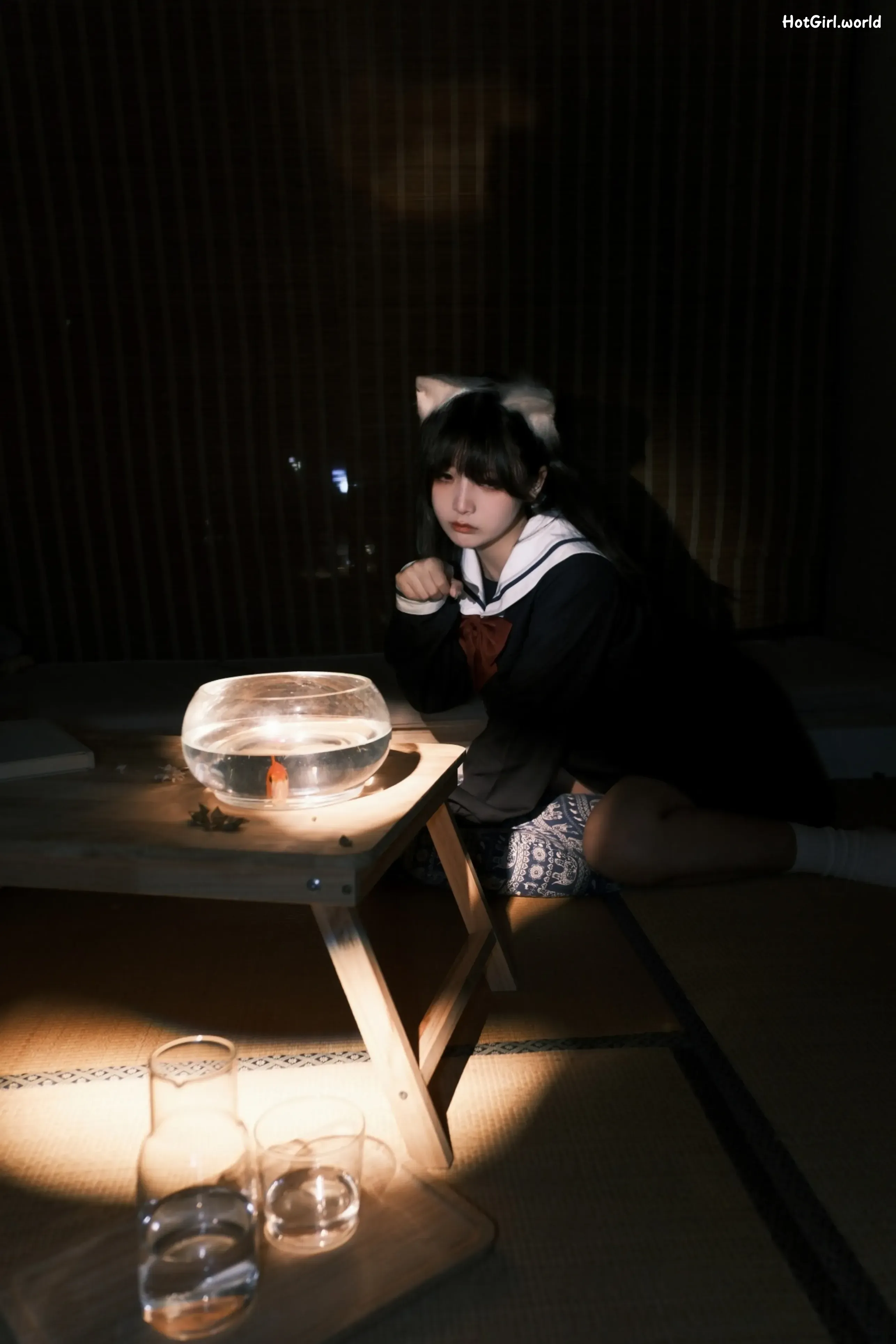 Coser-星野柒兔-放课后的吔鱼少女 第32张图