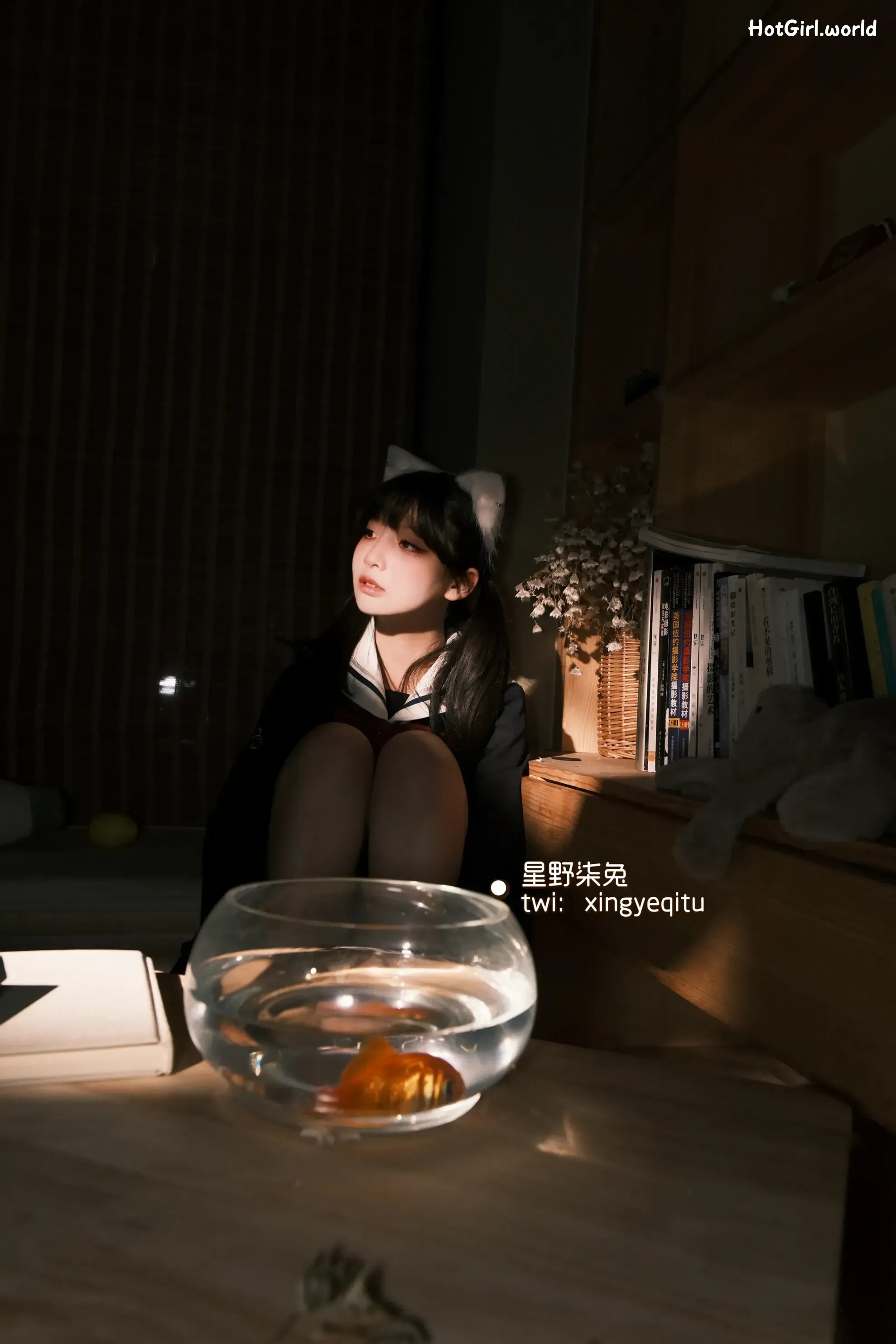 Coser-星野柒兔-放课后的吔鱼少女 第54张图