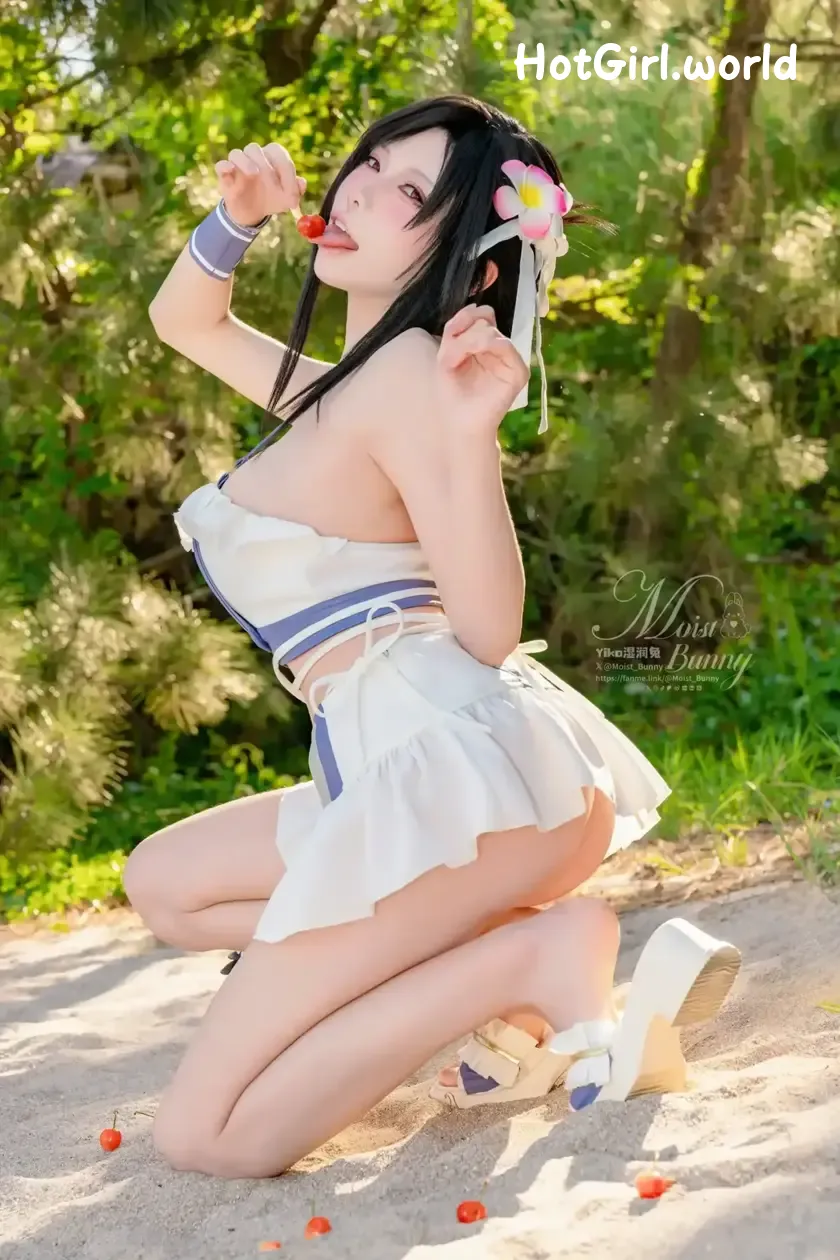 Coser-黏黏团子兔-2025泳装限定作-海边假日-蒂法 第14张图