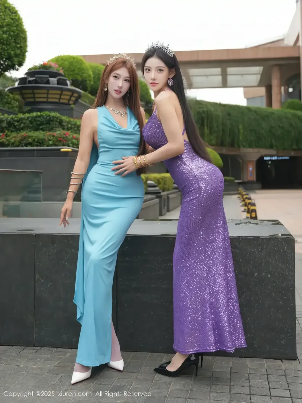 XiuRen-秀人网-No.10996-梨霜儿-Li Shuang Er-&-金允希-Yuki-Jin Yun Xi 第3张图