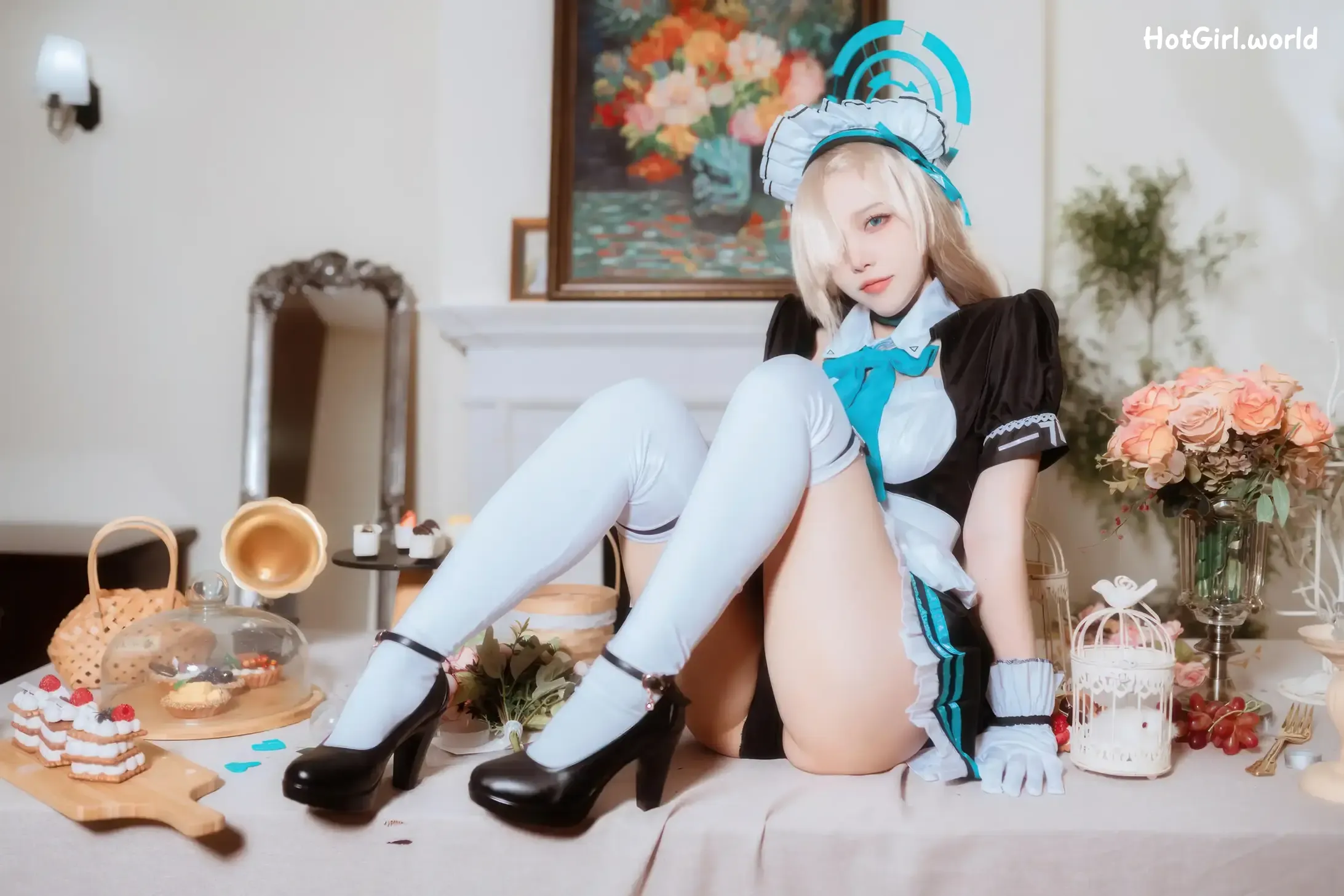Coser-二佐-Nisa-蔚蓝档案-明日奈女仆 第20张图