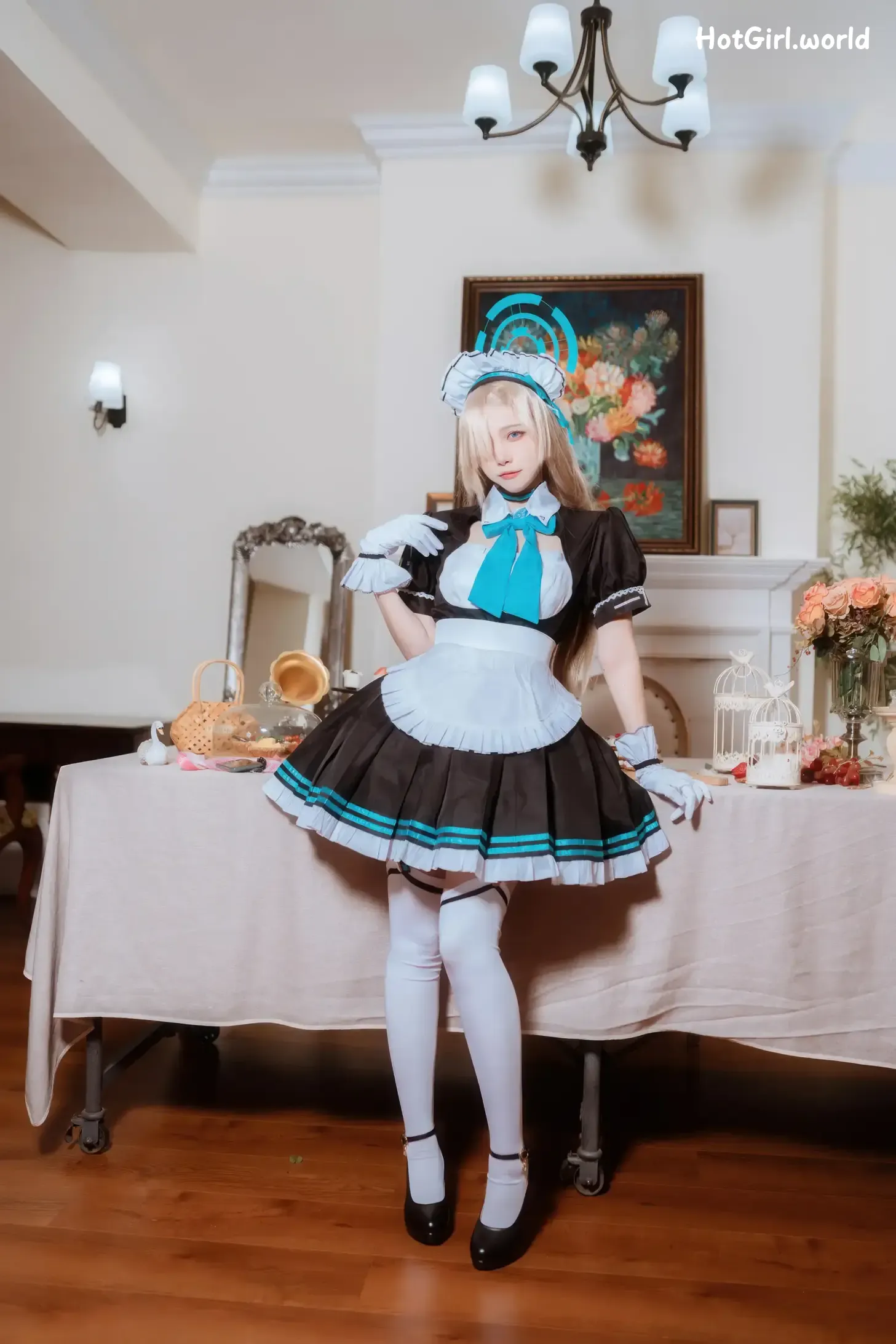Coser-二佐-Nisa-蔚蓝档案-明日奈女仆 第27张图