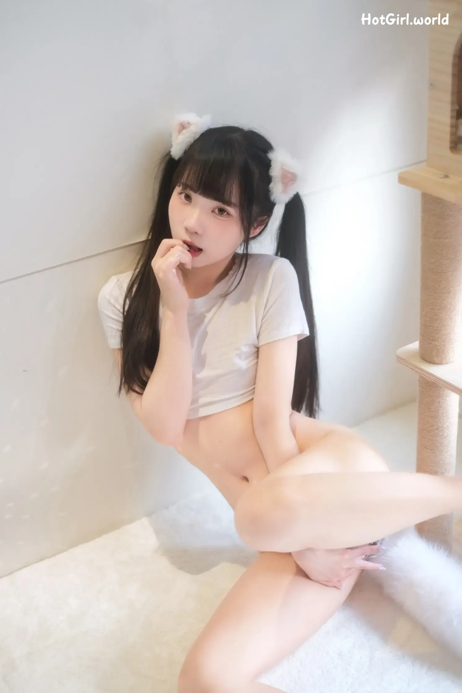 Coser-可可小白兔-小貓娘想被主人疼愛（1 video） 第20张图