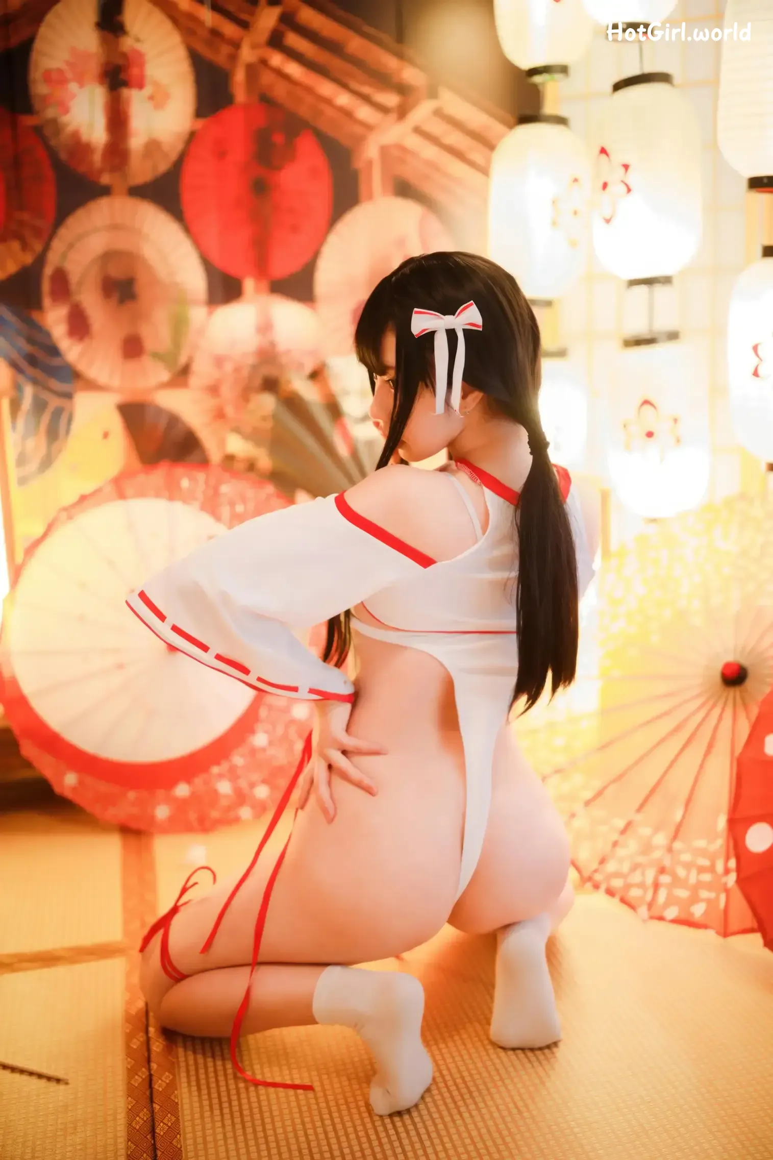 Coser-胡桃猫-Kurumineko-&-十万珍吱伏特-巫女&僵尸 第64张图