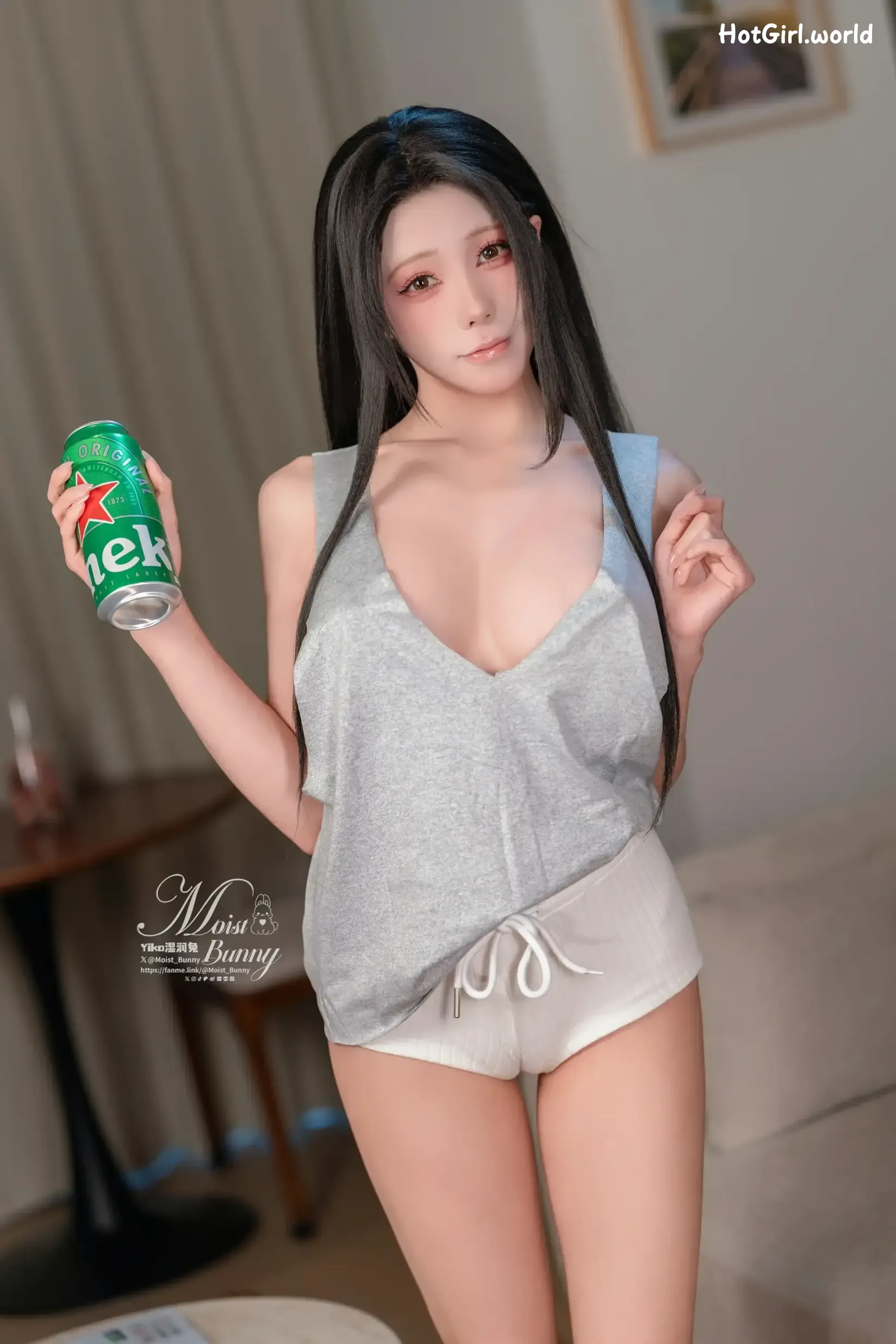 Coser-黏黏团子兔-12月作品-小酌怡情 第4张图